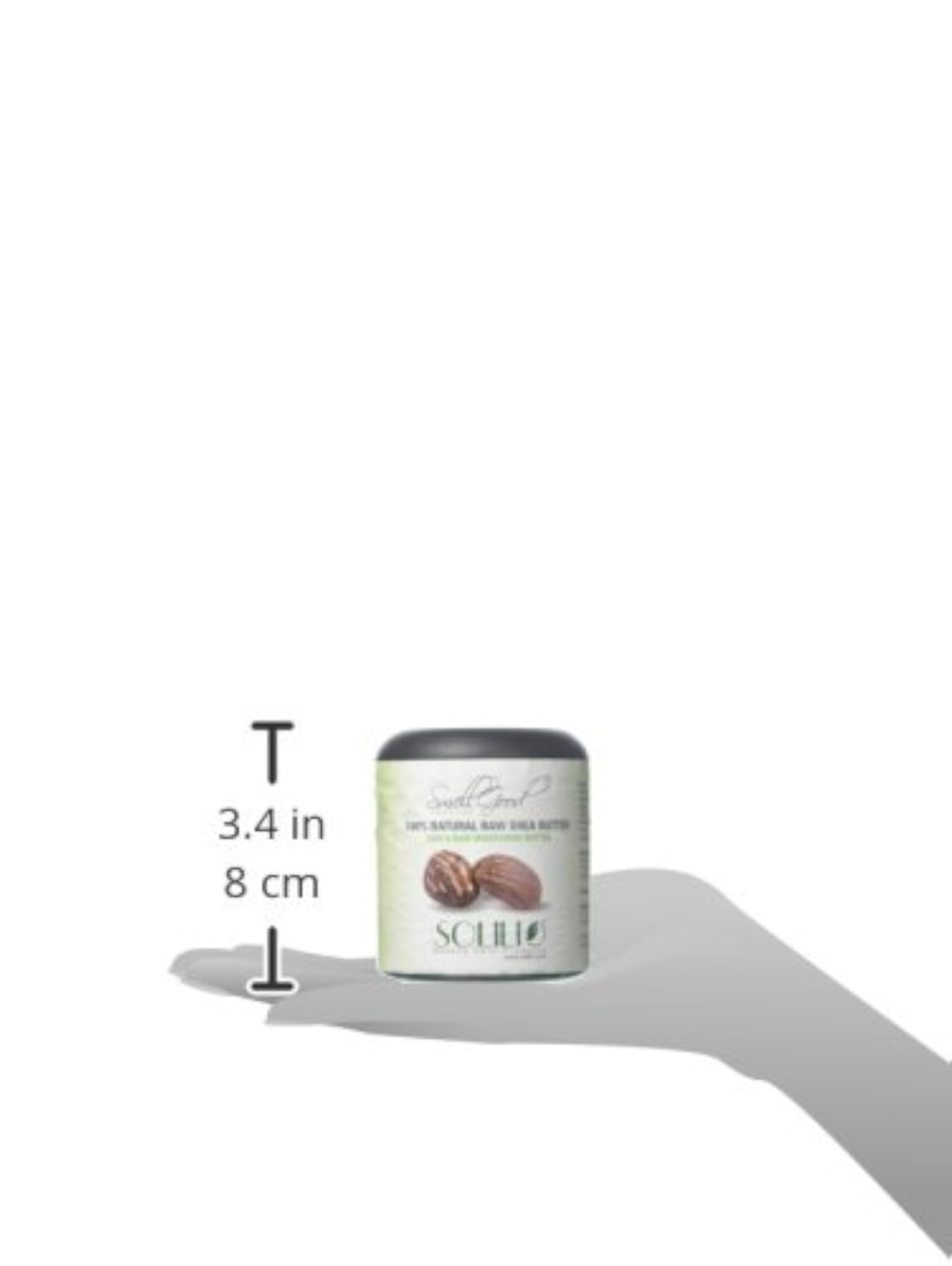 Pure Unrefined Shea Butter 8OZ Jar, Natural